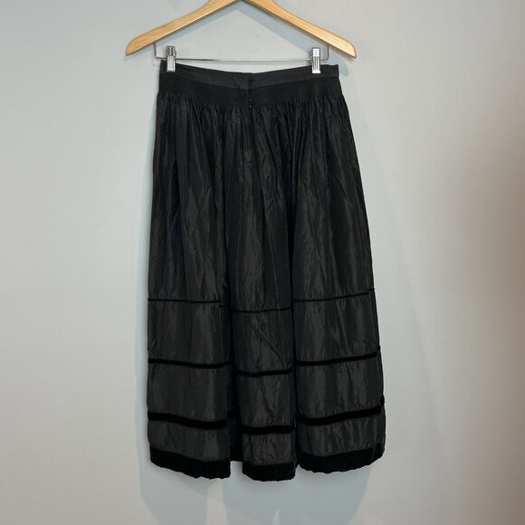 Tostmann Trachten Black Dirndl Skirt Oktoberfest Whimsigoth Euro 42 US Medium - Picture 4 of 10
